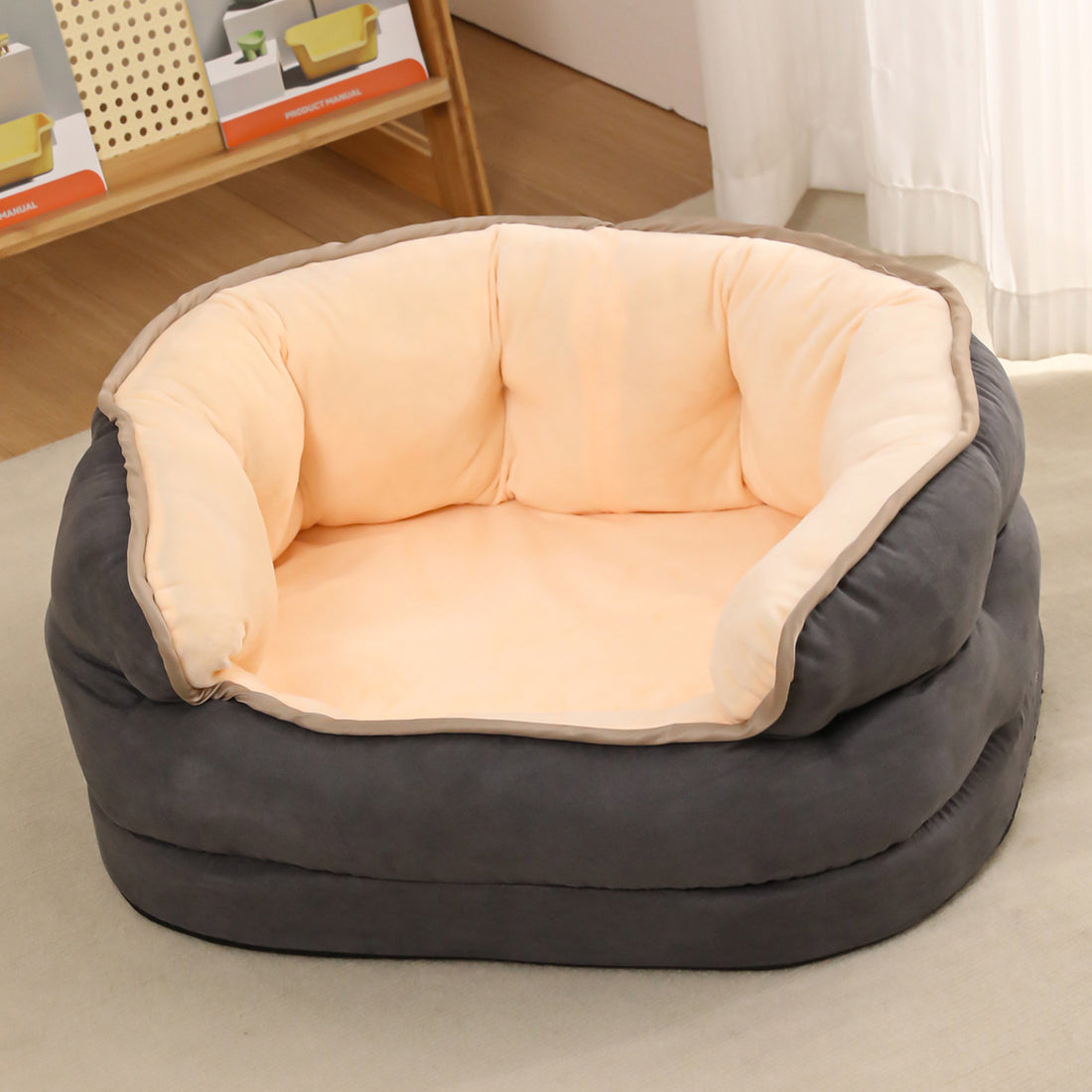 Pet Thickened Washable Plush Bed