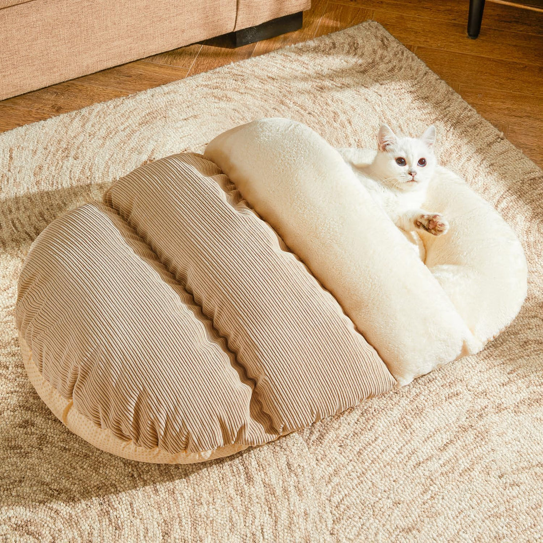 Ultra Soft Cute Plush Warm Pet Bed