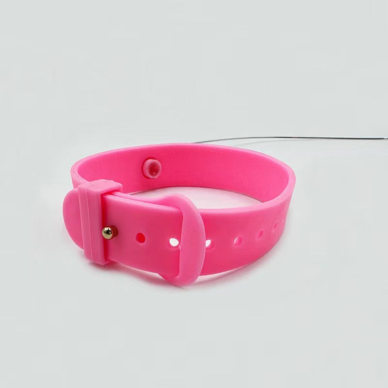 Cat Attached Silicone Teasing Toy
