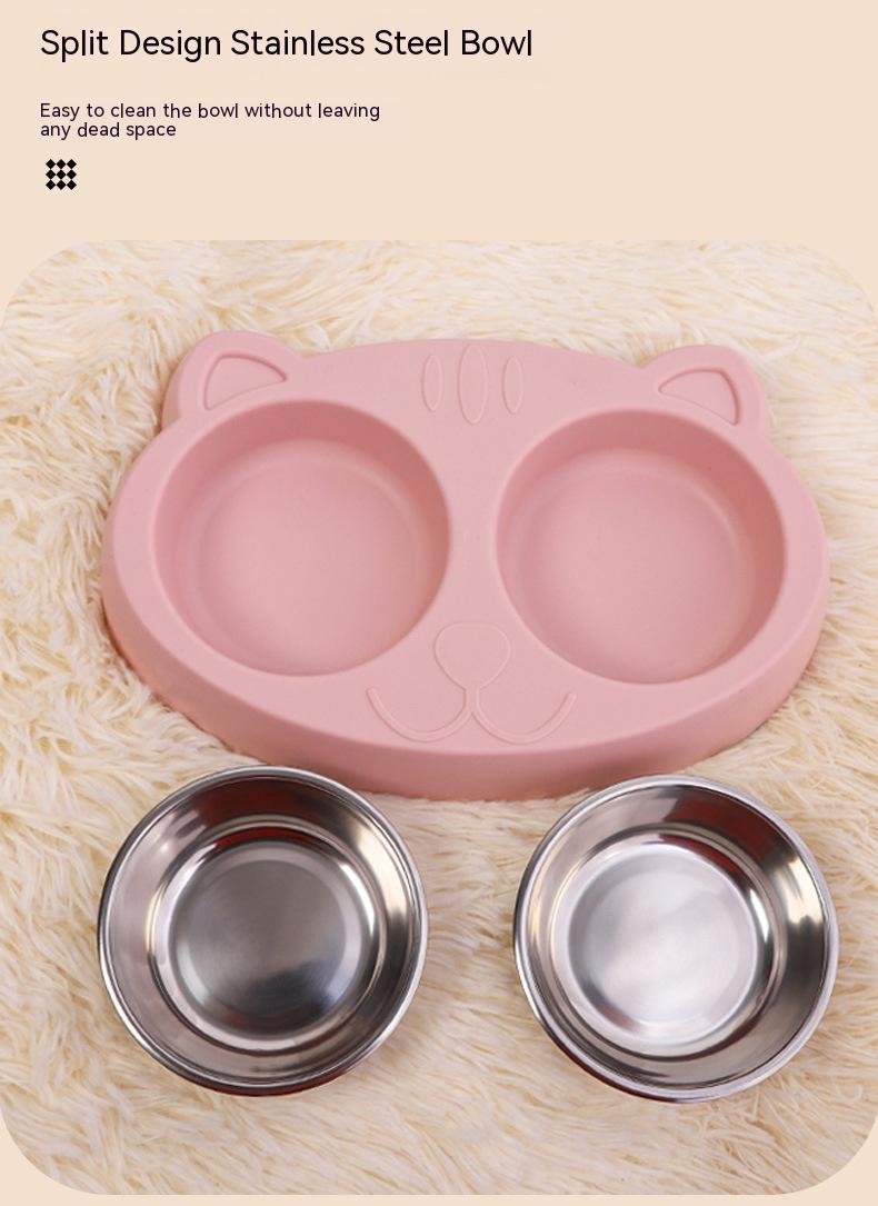 Cat Feeding Pet Rice Basin