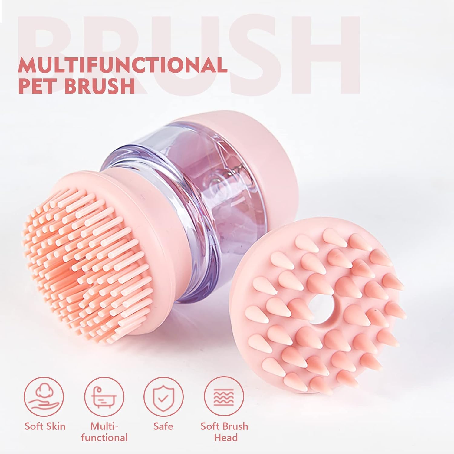 Silicone Cleaning Brush With Shampoo