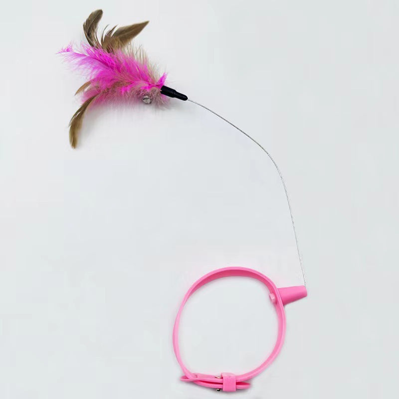 Cat Attached Silicone Teasing Toy