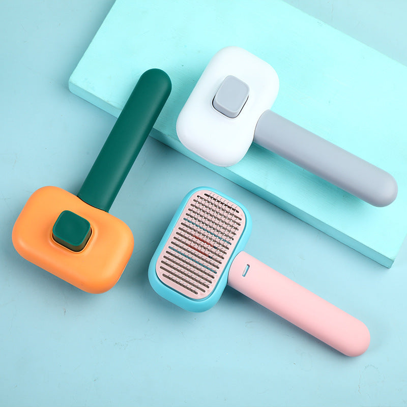 Pet Open-Knot Brush Grooming Tool