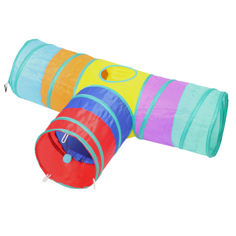 Cat Tunnel Foldable Climbing Path Toy