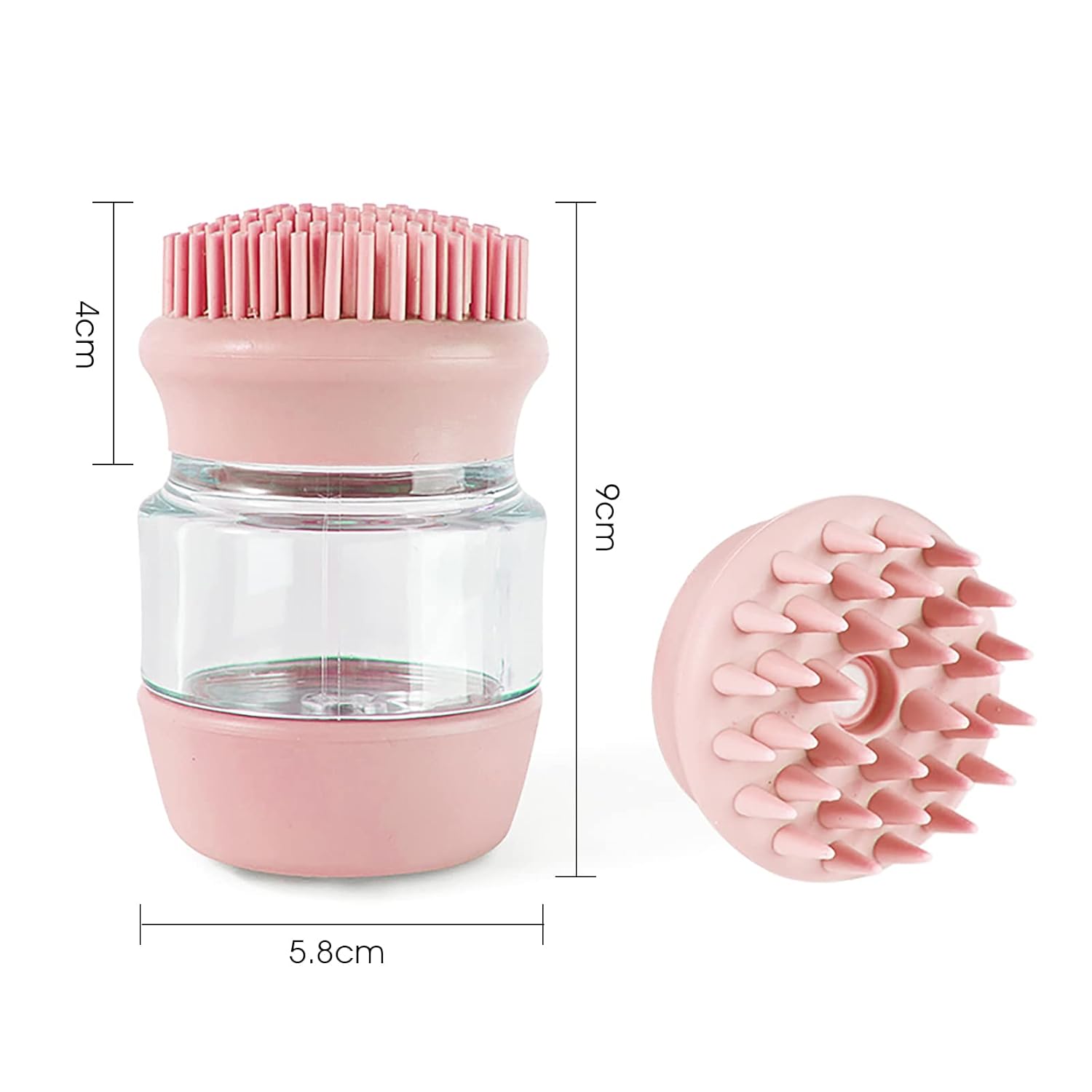 Silicone Cleaning Brush With Shampoo