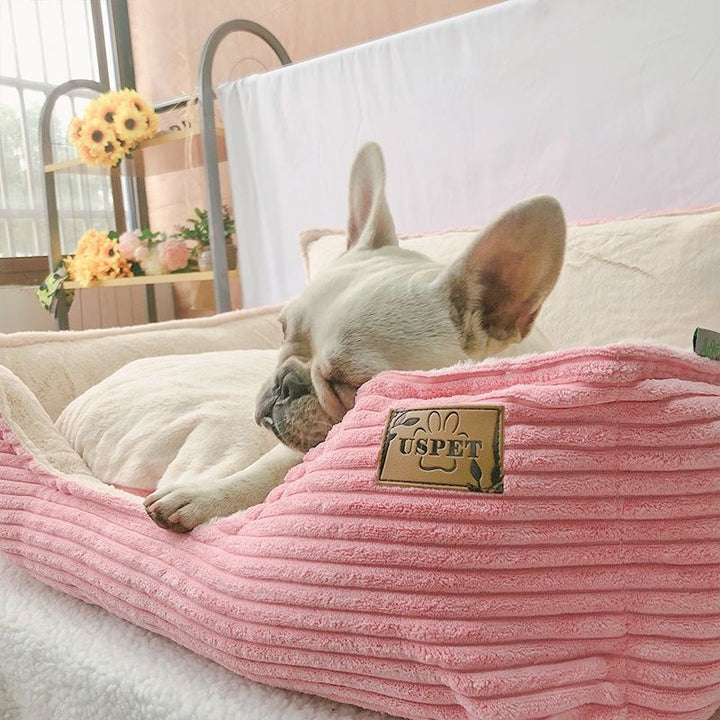 Washable Plush Warm Pet Bed