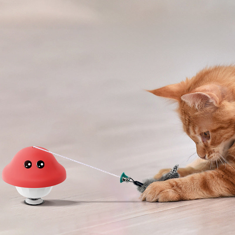Cat Wand Suction Cup Movement Playing Toy
