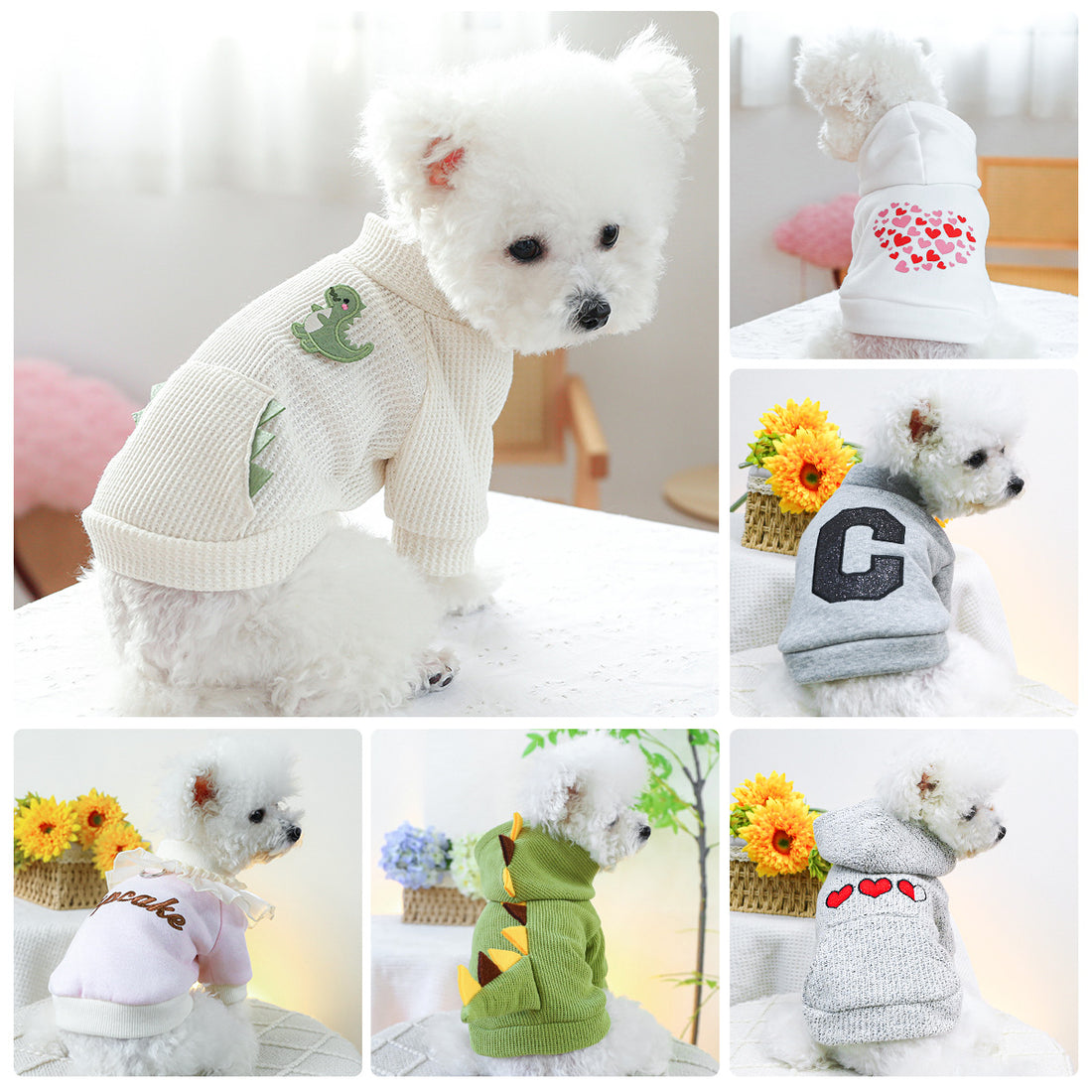 Casual Pet Round-neck Shirt