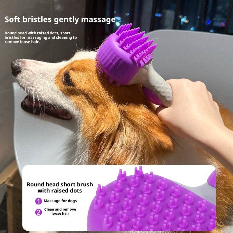 Pet Shower Brush Float Hair Cleaning
