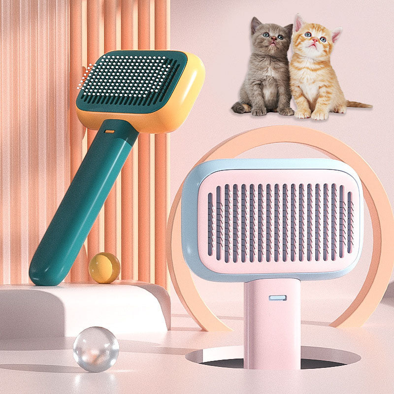 Pet Open-Knot Brush Grooming Tool