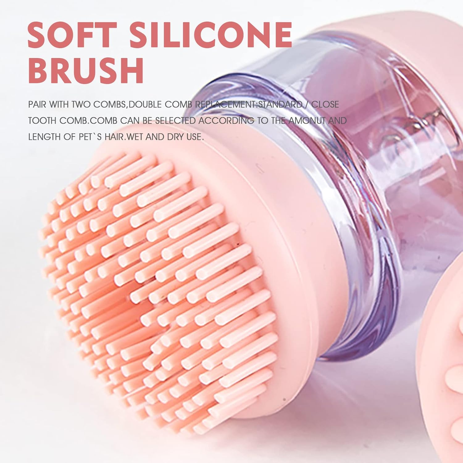 Silicone Cleaning Brush With Shampoo