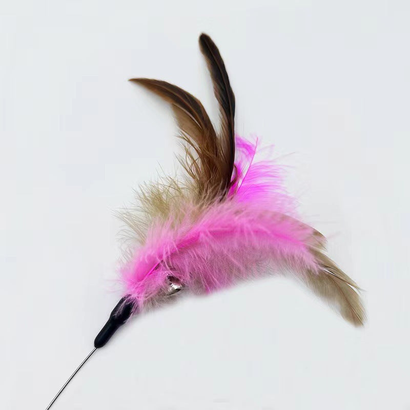 Cat Attached Silicone Teasing Toy