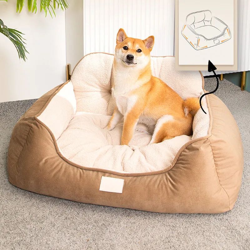 Warm Washable Fluffy Pet Bed