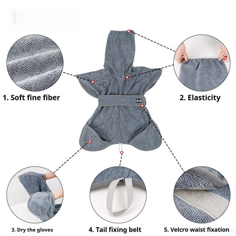Pet Cotton Dog Bath Towel