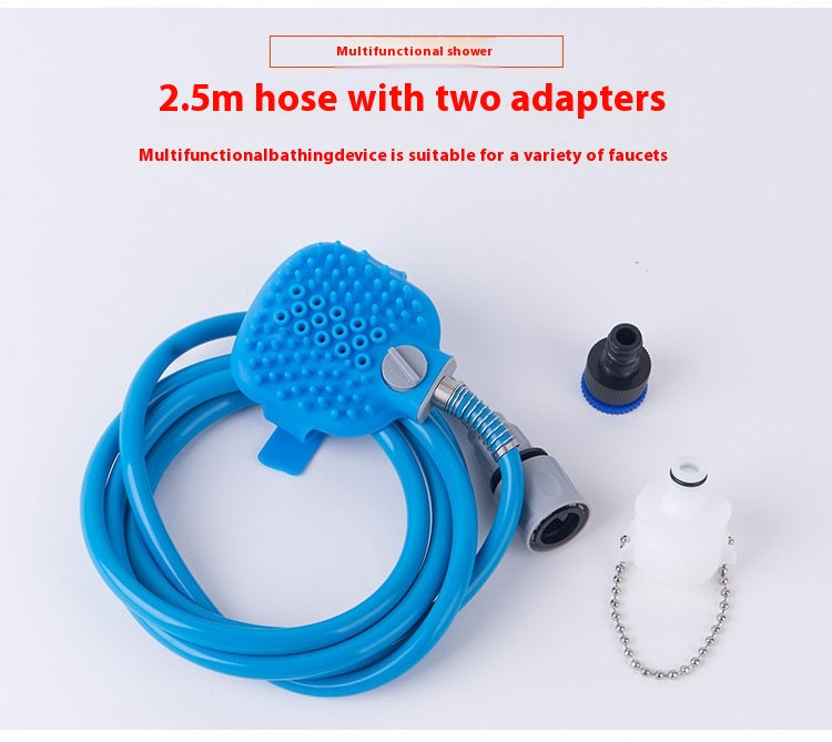 Pet Outdoor Shower Bath Shower Brush