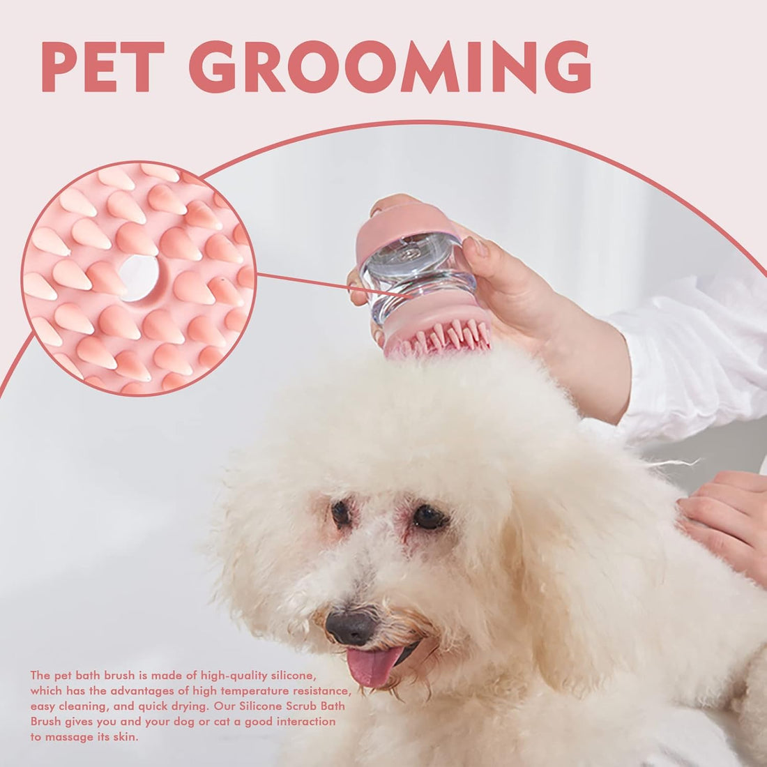 Silicone Cleaning Brush With Shampoo