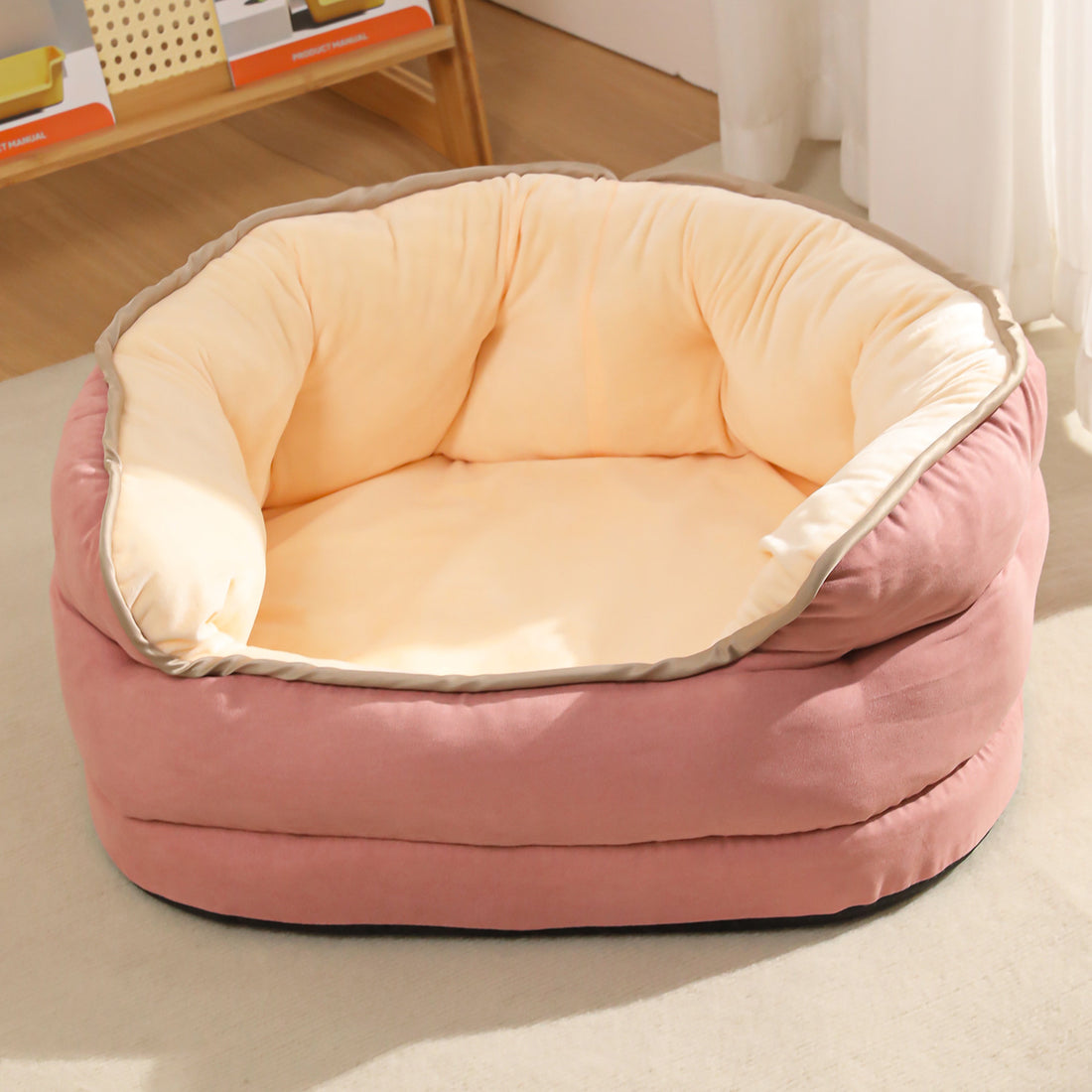 Pet Thickened Washable Plush Bed