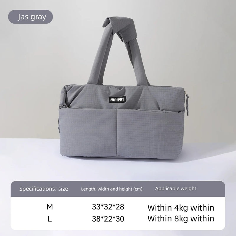 Seat Pet Carrier With Adjustable Safety Leash