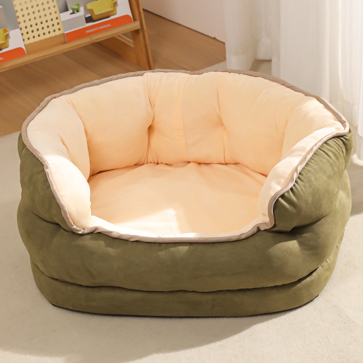 Pet Thickened Washable Plush Bed