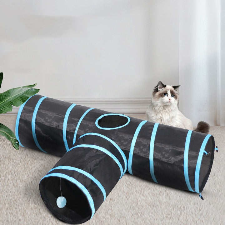 Cat Tunnel Foldable Climbing Path Toy