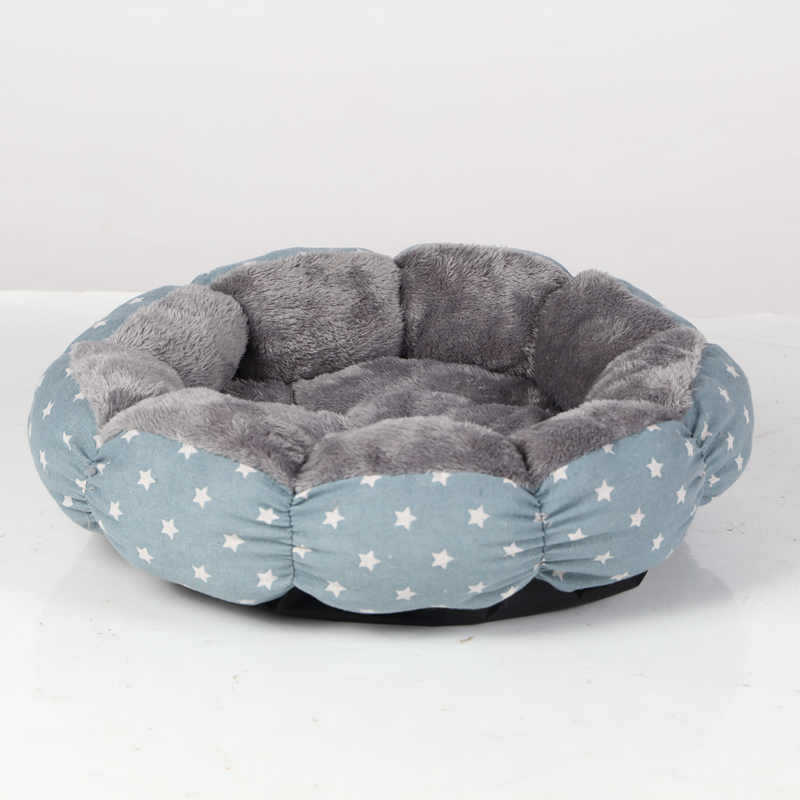 Round Fluffy Pet Bed