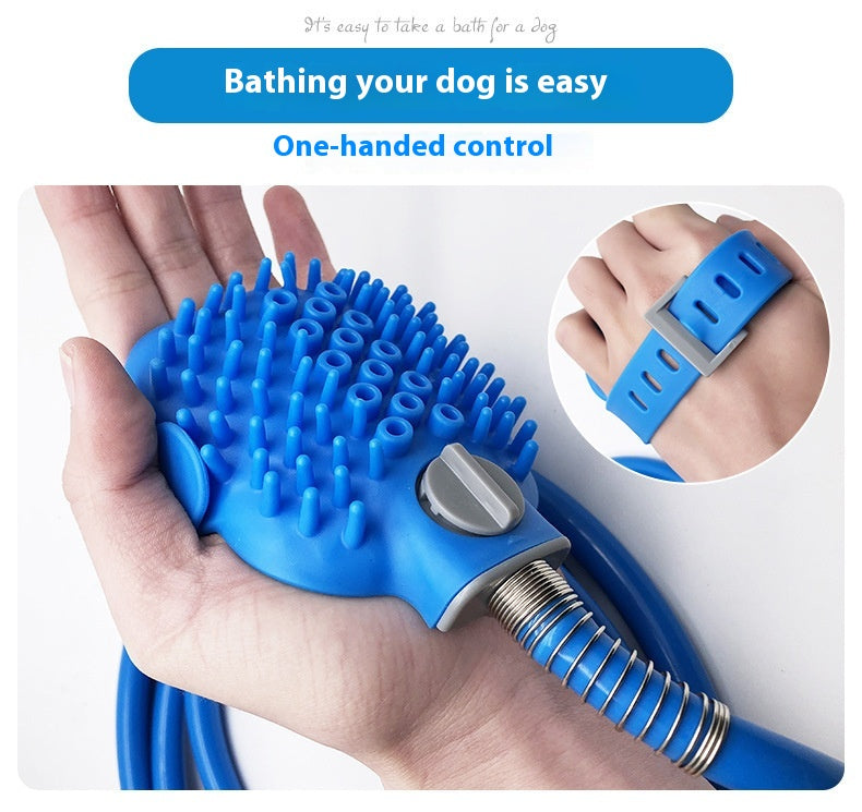 Pet Outdoor Shower Bath Shower Brush