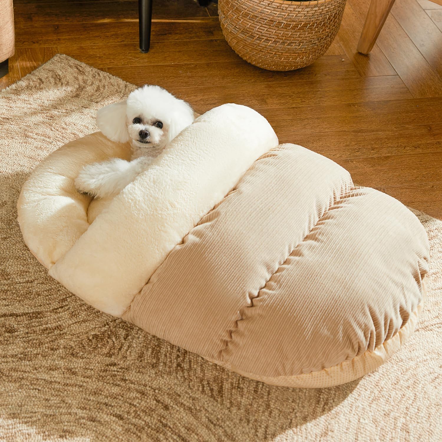 Ultra Soft Cute Plush Warm Pet Bed