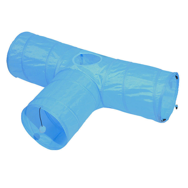 Cat Tunnel Foldable Climbing Path Toy