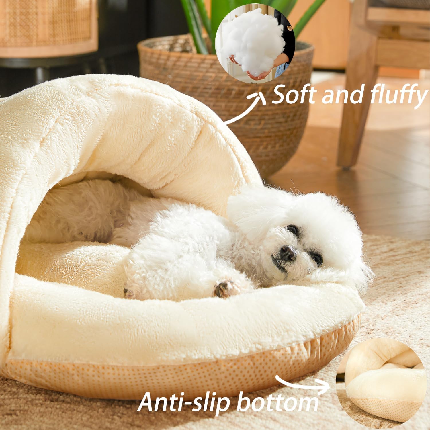 Ultra Soft Cute Plush Warm Pet Bed