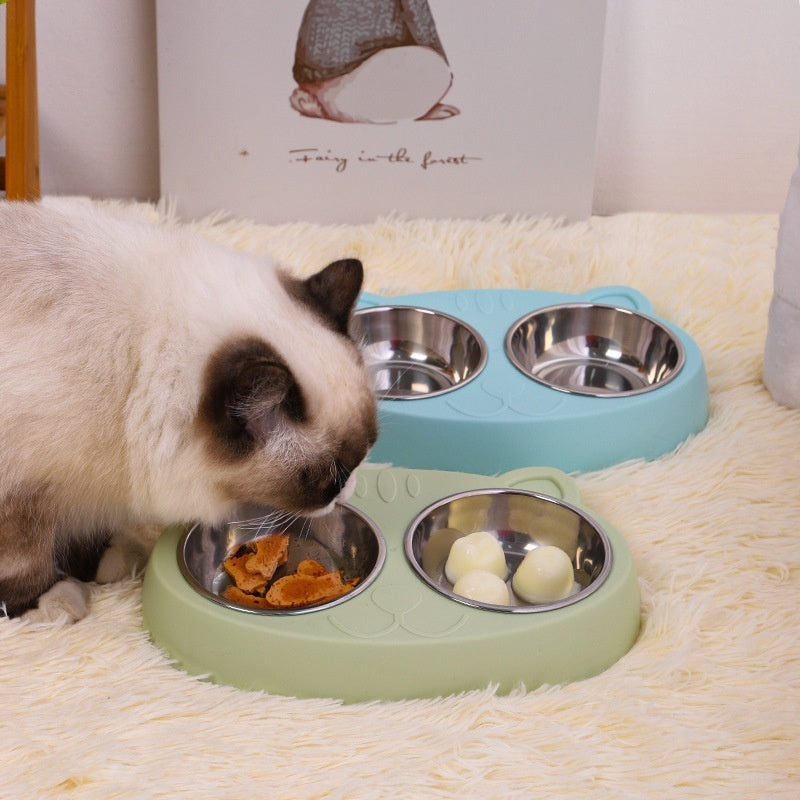 Cat Feeding Pet Rice Basin