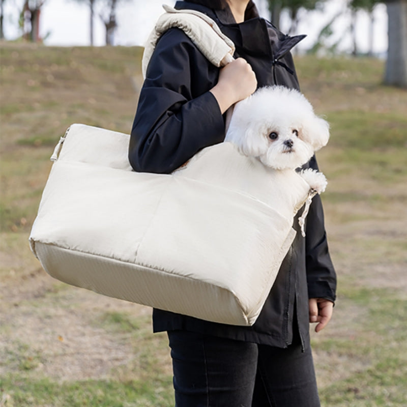Seat Pet Carrier With Adjustable Safety Leash