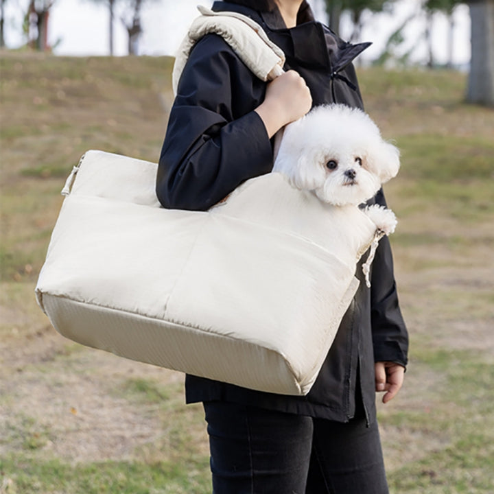 Seat Pet Carrier With Adjustable Safety Leash