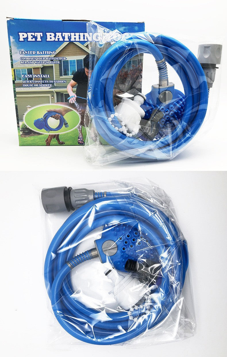 Pet Outdoor Shower Bath Shower Brush