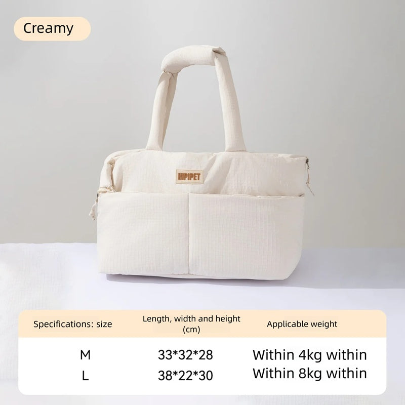 Seat Pet Carrier With Adjustable Safety Leash